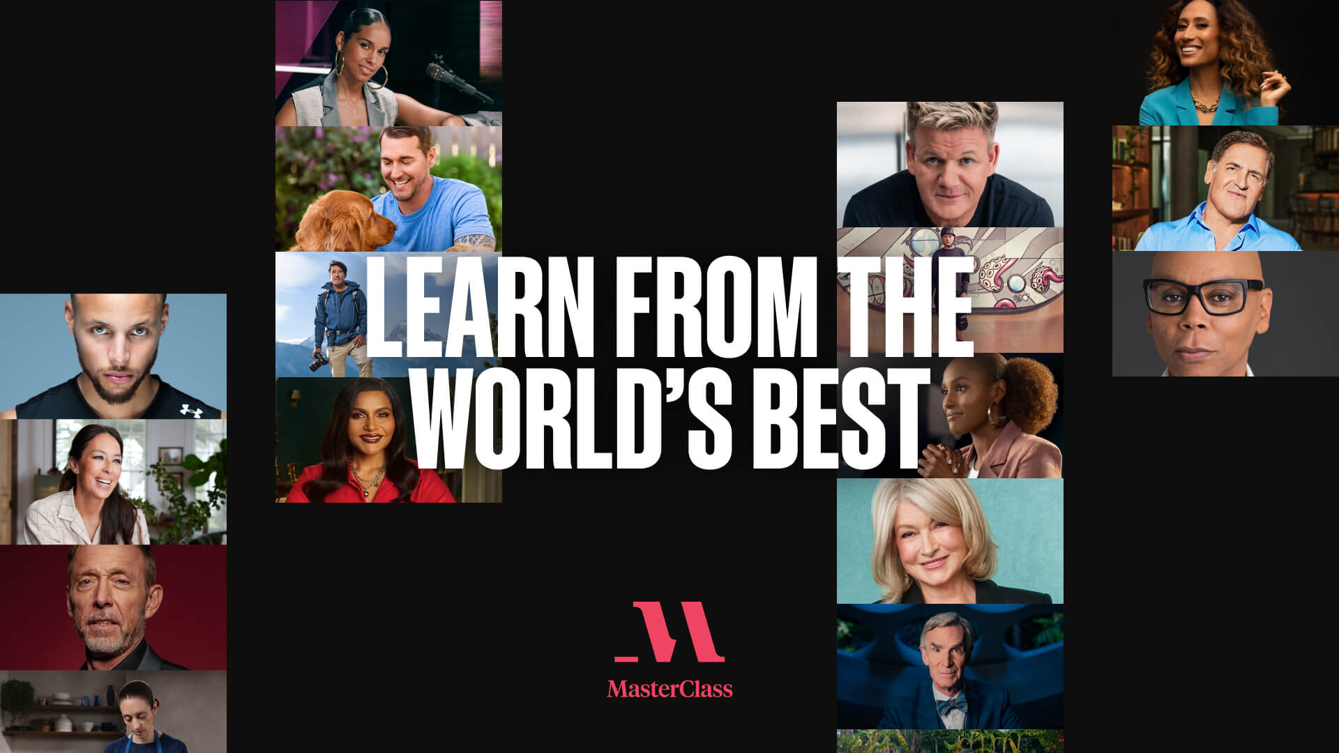 Thumbnail of Mobile interface displaying the full MasterClass Premium collection available for offline download and viewing.