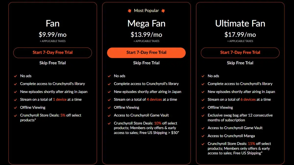 Thumbnail of Offline viewing feature on mobile devices for Crunchyroll anime