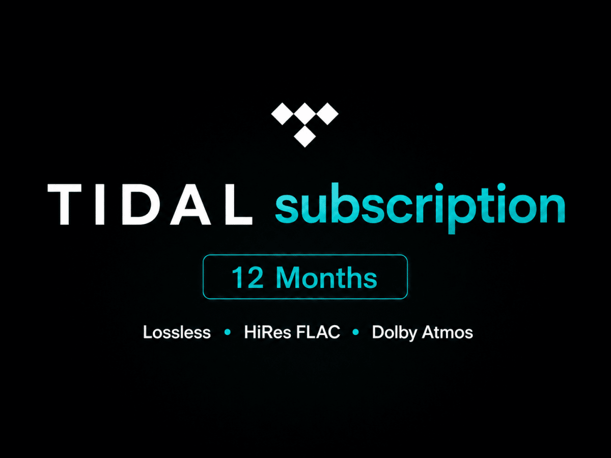 TIDAL Premium 12-month subscription discount